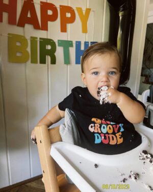 Kellan Lutz Instagram - Happy 1st birthday to our S☀️NSHINE boy!!!!! He is the absolute sweetest and truly brings so much light to our family. Can’t believe how fast time is flying but we’re loving every single second watching him grow! How do we have a 2 AND 1 year old now?!