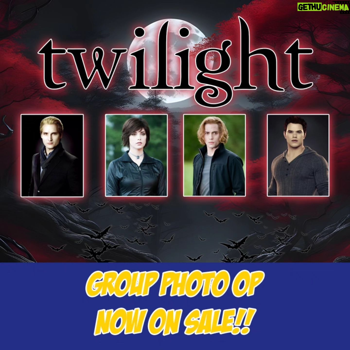 Kellan Lutz - 5.2K Likes - #Twilight fans! Check out these two awesome photo ops with the Twilight cast coming to #RICC2024, including the infamous baseball scene! @kellanlutz, @peterfacinelli, @JacksonRathbone & @AshleyGreene will be in the very costumes from that scene for the first time ever!