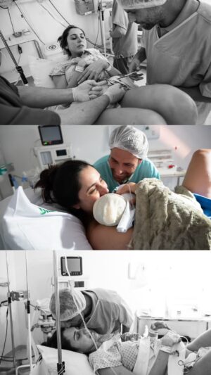 Kelly Baron Instagram - O verdadeiro significado de amor à primeira vista ♥️ 
Ficamos muito emocionados só de lembrar como foi este dia. O Miguel é tão querido e a cada dia que passa, mais se apaixonamos por ele. Te amamos filho 🙌🏻🙏🏻