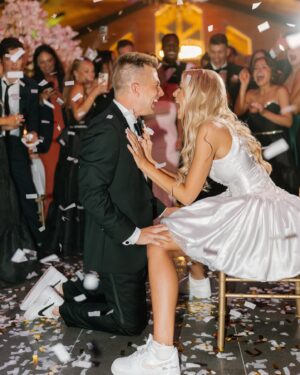 Kelsey Owens Instagram - Getting back your wedding photos the week of your Hubbys birthday>>

Happy 31st to the love of my life. When I met 25 year old you at a party I had no clue my life was about to change forever. I thought “Wow he’s cute maybe we’ll be friends because there’s no way I’m ever dating again while on this crazy show.” Through your persistence, humor, and charm you changed that thought of mine real quick into “Wow I want to date this guy soo bad. I hope he asks me to be his girlfriend even though we live 12 hours apart and I’m on a drama filled reality show.” Fast forward a few years and since then we’ve fallen in love, been on countless adventures, moved to the same state, got a stinky boxer, bought a house, AND I got to marry that cute guy from the party that stole my heart. Max Strong I am so lucky to call you my husband. I hope you have the best day ever… well maybe second best because I don’t know how we can possibly top how happy we were on our wedding day.🥹🥰 Happy Birthday Babe! Here’s to a lifetime more of them being spent together.🥂