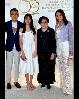 Kenix Kwok Ho-Ying Instagram - 📖📚一位從事教育行業長達60年的校長 ～ 保良局蔡繼有學校創校總校長劉筱玲博士，欣賞妳那無盡的魄力、高瞻遠矚、溫和而有力的教學態度；感謝您設立了一所令學生能愉快學習、才德兼備的好學校「Every child is good at something 」這八年來我們親身體會得到！能成為CKY的一份子，是老師、學生、家長們的福氣！今天是劉校長榮休之喜，我們衷心祝福您健康開心、繼續精彩人生！💪🏻🌈❤️
#永不言休
#繼續追夢