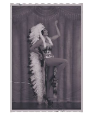 Kent Monkman Instagram - The Emergence of a Legend
Kent Monkman in collaboration with photographer Christopher Chapman @ccphotophoto & makeup artist Jackie Shawn @jackieshawn 
Series of five photographs (chromogenic prints on metallic paper)
Photo size: 4.5” x 6.5”
2006

Image 1: Miss Chief as Performer, Catlin’s Sharp Shooter
Image 2: Miss Chief as Vaudeville Performer
Image 3: Miss Chief as Cindy Silverscreen
Image 4: Miss Chief as Movie Director
Image 5: Miss Chief as the Trapper’s Bride