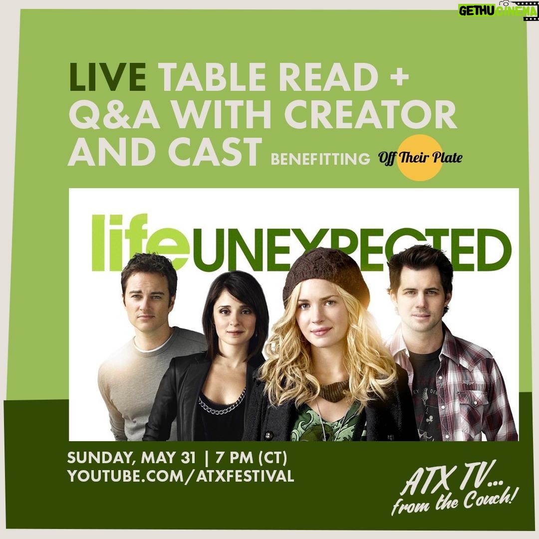 Kerr Smith - 1.5K Likes - Join us on Sunday! You'll get to see what 3 months with no haircut looks like... #Repost @atxfestival ・・・
The #LifeUnexpected fam is reuniting! This Sunday, May 31st join us for a LIVE table read and Q&A w/ @liztigelaar @brittlrobertson @shiriappleby @polahaha @actorkerrsmith @austinbasis @reggieaustin2 @erinkarpluk @cynstevenson @therealksolo more to benefit @offtheirplate! Tune in on our official YouTube channel: https://www.youtube.com/ATXFestival (link also in bio). #LUX #lux4life #ATXFestival
