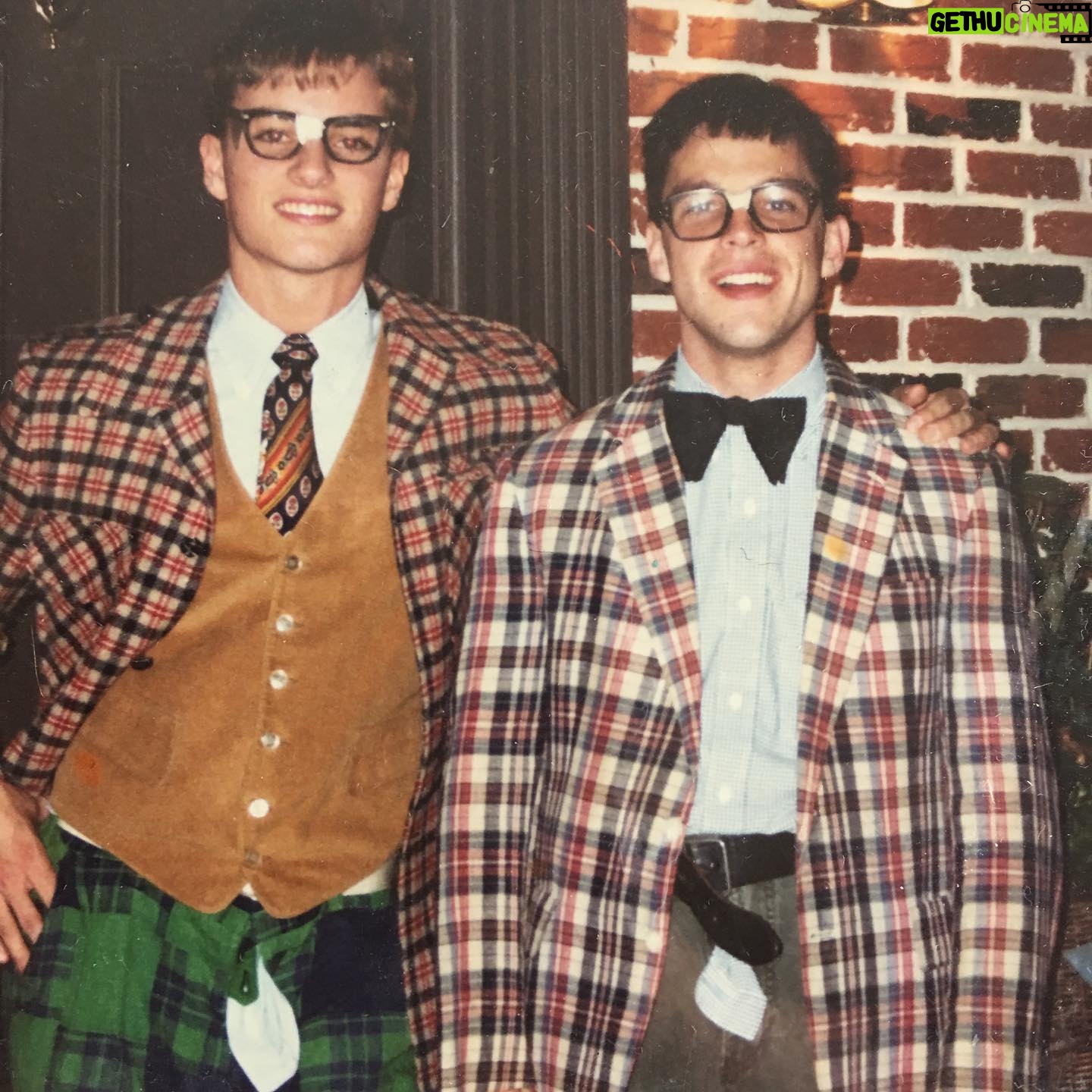 Kerr Smith - 2.7K Likes - My buddy Jimbo and me. I’m gonna say 1988. Safe to say we were pretty bored that day. What do you think...”Revenge of the Nerds 4?” #riverdale #mrhoney #notsosweet #revengeofthenerds