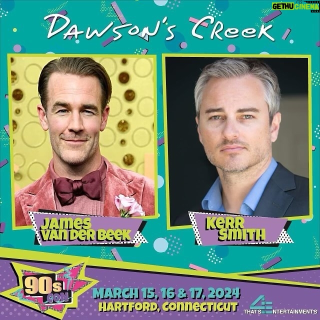 Kerr Smith - 3.8K Likes - #90scon @thats4ent coming up this weekend in Hartford, CT! @vanderjames and I will be there all weekend. Come out and say hello!