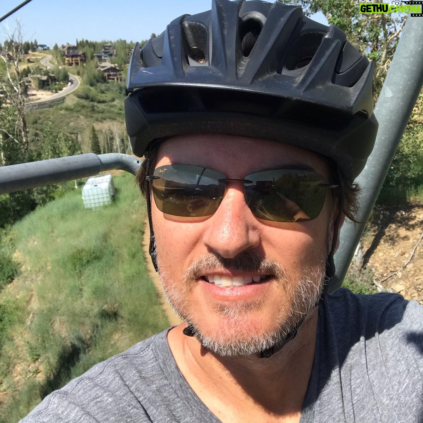 Kerr Smith - 2.6K Likes - Another great day on the mountain! #parkcity #deervalley #mountainbike #mountainbiking