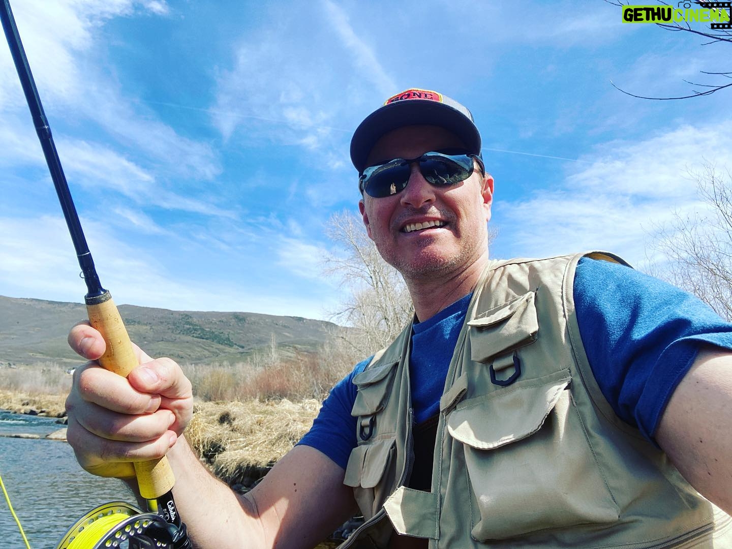Kerr Smith - 1.8K Likes - Gorgeous day on the #provoriver #flyfishing