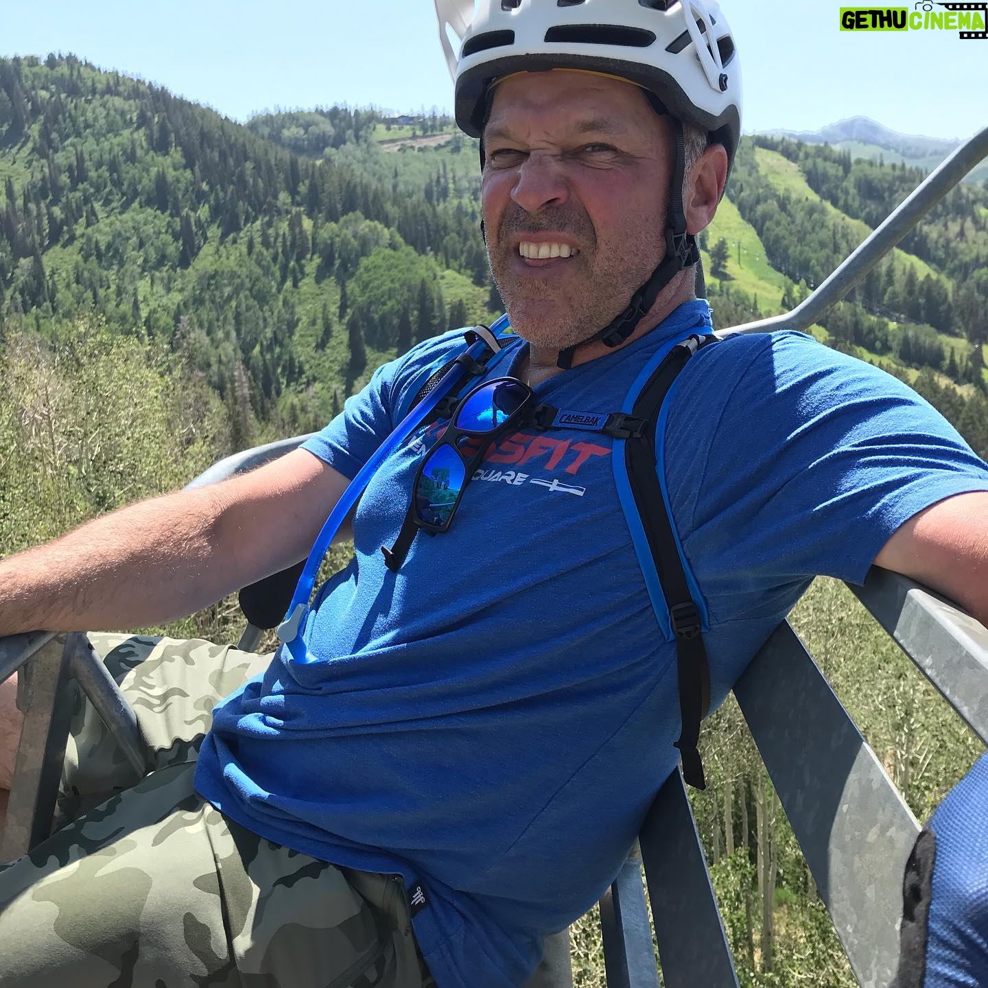 Kerr Smith - 2.6K Likes - Another great day on the mountain! #parkcity #deervalley #mountainbike #mountainbiking