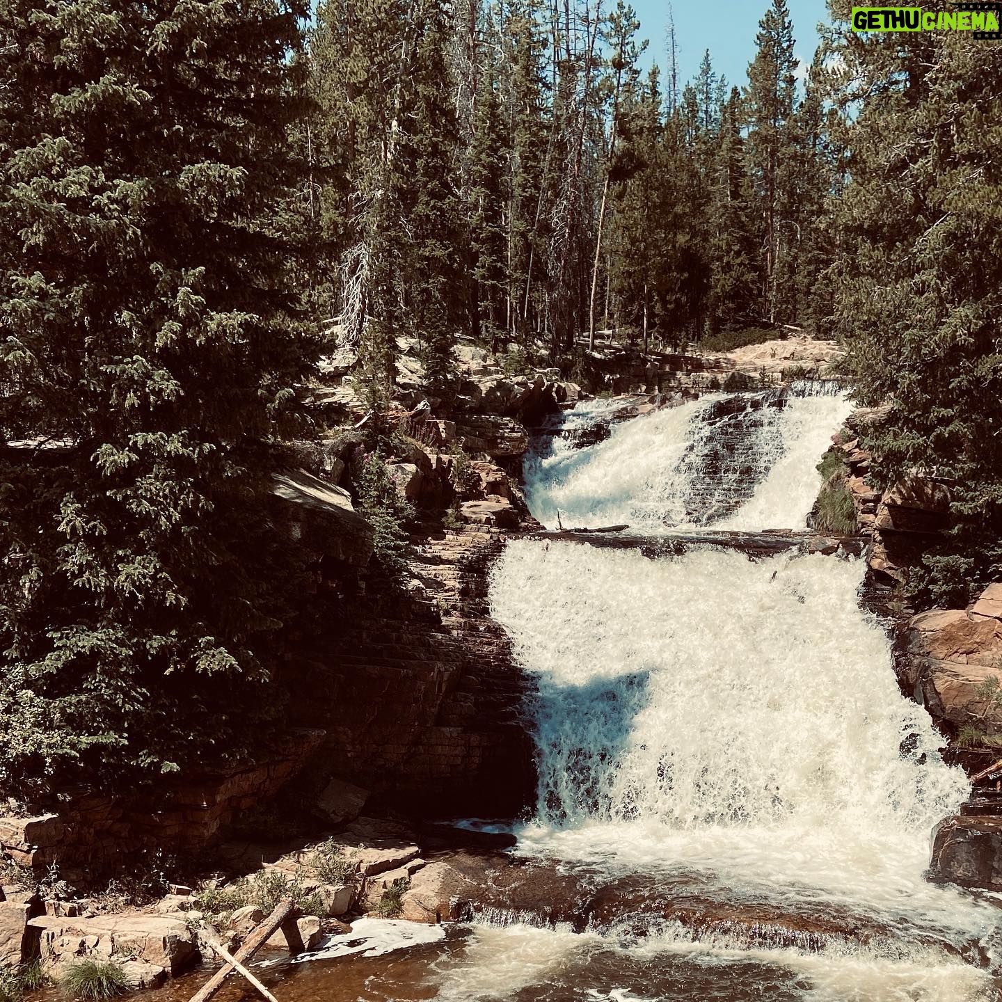 Kerr Smith - 1.6K Likes - Nature is amazing. So much energy in this waterfall. Beautiful. #uintas #wasatch #provoriver