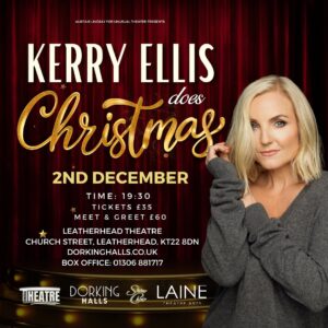 Kerry Ellis Instagram - Kerry Does Christmas is now on sale at @leatherheadtheatre for 2nd December at 7:30