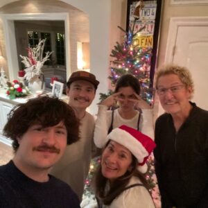 Kevin Cronin Instagram - Merry (Ouch!) Christmas
Hi friends, I like to extend Holiday greetings on a neutral day. So, I hope that no matter what day or days you celebrate, we can all be thankful for our good fortune and abundance, and do what we can to bring joy to those we love and encounter along the way.
Speaking of which, on my way northwest between Thousand Oaks and Santa Barbara this afternoon, I was startled by the sound of crunching metal. Traffic had backed up on the 101 northbound just southeast of Oxnard, and the driver behind me had dropped his cell-phone. As he bent over to pick up his iPhone from the passenger seat floor, he lost sight of the SUV directly ahead in his lane. That would be Me!
I collected myself, swung open my driver’s door, and headed back to confront this bone-head. He was around my age, healthy looking, totally apologetic and cooperative. It was apparent that he felt really bad, but he maintained his sense of humor as he offered his insurance info and said … “So sorry man, you hurt? I’m a chiropractor, and I’ll adjust you right here.” Luckily I am okay, just minor damage to the back of my car.
So yeah, I got rear-ended by a chiropractor. Only in Southern California! 
And so we bid a fond farewell to 2023, and look forward to the endless possibilities of ‘24. Let’s all get the new year off to a positive and loving start. I hope to see you all soon. … much love, kc