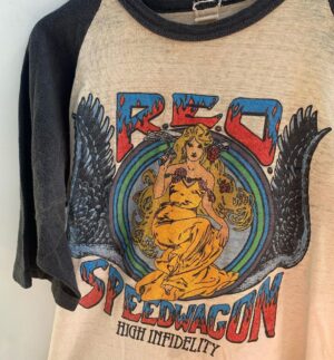 Kevin Cronin Instagram - The easiest way to a perfect outfit? An awesome vintage band t-shirt! How many band t-shirts do you have in your closet?

📸: @rangelifevintage