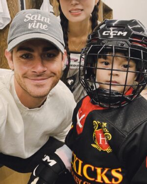 Kevin Dockry Instagram - It’s begun! I’ve been looking forward to this day for a while.  The day every dad waits for.  Introducing your childhood hobbies to your kids and making my Minnesota roots proud! Win win.