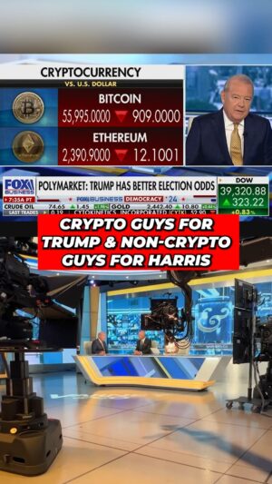 Kevin O'Leary Instagram - Crypto folks lean Trump, others go for Harris—but I trust Vegas odds over pollsters. A Harris-Trump debate will be TV gold. The networks will be scrambling for it.