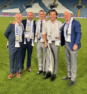 Kevin Zegers Instagram - Trip of a lifetime. 
Thank you @schwartzbergandrew for being the greatest friend and host. I’m a @leedsunited fan for life, now. @leedsunited