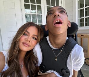 Khloé Kardashian Instagram - Happy 18th Birthday sweet angel Amari!! I can’t believe you are 18! You have changed our lives in the best possible ways! Thank you for being an angel to us all! You are the sweetest, silliest and most loving young man. I hope you feel how much we love and adore you our sweet angel Amari 💙