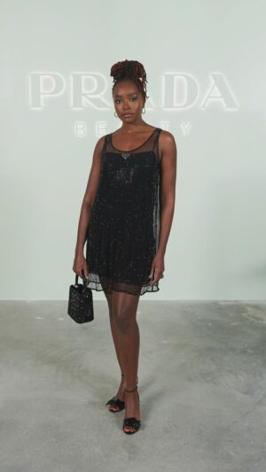 KiKi Layne Instagram - Thank you @prada @pradabeauty for inviting me to celebrate the launch of #PradaSkincare and #PradaMakeup in the U.S.
#Prada #PradaBeauty