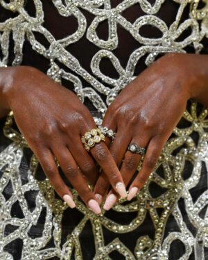KiKi Layne Instagram - #BlackisBrilliant
My night at the #MetGala was made even more special because I got to wear a custom suite of jewelry by @khiryofficial in collaboration with @waymanandmicah, entitled Black Power International. 

This jewelry was designed as a part of the #BlackisBrilliant campaign in partnership with @radvocacy and @debeersgroup. 
This campaign brings together Black designers with top stylists to create jewelry exclusively featuring ethically and sustainably sourced De Beers diamonds from Botswana. The custom creations debut on the world’s most esteemed red carpets, giving the designers deserved visibility and showcasing the Power of Black Designers while also creating impact through donations to charities that further #BlackExcellence.

“Black Power International is a beacon to the broader diaspora and world that there is power in our shared histories and huge possibility in our future collaboration.” — Jameel Mohammed, creative director of @khiryofficial.