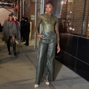 KiKi Layne Instagram - Attended my first @sergiohudsoncollection show 😁
So many looks that I want in my closet immediately!! And the playlist the models were walking to was sooo good. Wow, thank you @sergiohudson for having me. 💛💛

#SergioHudson #NYFW