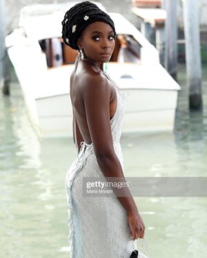KiKi Layne Instagram - Thank you @miumiu for inviting me to join you at the #venicefilmfestival for the #MiuMiuWomensTales ❤️❤️❤️ 
First time in Venice has been very special.