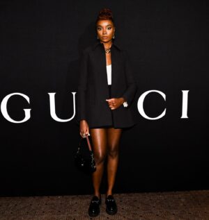 KiKi Layne Instagram - Celebrating the reopening of the Gucci Wooster boutique. Thanks for having me @gucci.
#Gucci #GucciWooster