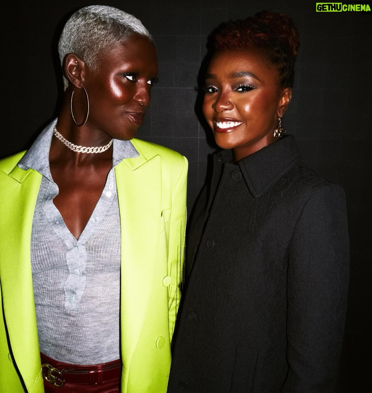 KiKi Layne - 3 Likes - Celebrating the reopening of the Gucci Wooster boutique. Thanks for having me @gucci.
#Gucci #GucciWooster