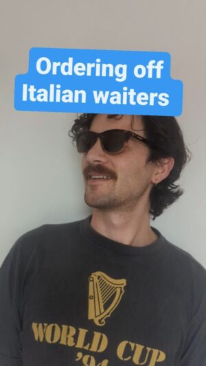 Killian Sundermann Instagram - Ordering off Italian waiters