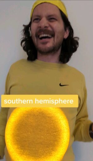 Killian Sundermann Instagram - Southern hemisphere vs northern hemisphere