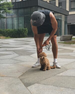Kim Joo-heon Instagram - 바람이 무서운 강아지