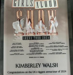 Kimberley Walsh Instagram - “And that is that…” reflecting on the last few shows of this wonderful tour. Genuinely one of the most special times in my life so far. Sharing the magic of being in Girls Aloud with my kids was a different level and appreciation. I was blown away by the audiences night after night and feel beyond proud of my girls for what we achieved together ♥️.

So many people to thank for making this tour so special. The legend that is Beth Honan for creating this entire show and never wavering in her vision for what she was going to create, our exceptional dancers @claudimar1 @philipbirchall @cruzejphilip @stefano_saa @joel.gooding @dalvin.cory @andersdeeno @chebarrettdavis @jakeleigh__ @jamesmulford who brought that vision to life in such a wonderful way. @fascinationmanagement our Promoter Toby and agent Soloman for believing in us and what we could all achieve together and making it happen , our amazing stylist and glam team @victoriajayneadcock @lisalaudat1 @jofrostmakeup, @olivianewmanyoung @gabriellafloydmakeup our wardrobe team @_mariabracher_ , @alice_coxmorton @fayepicknell, our physio Paul at @backtobasicstherapy, our Dj @mr_theo, our tour managers @paulrosemusic @andyisandreww @rysiaa , our catering @sarahskitchen01 , Production North our sound engineers and every single member of crew who put the stage together for us every night and made it all happen. 

What a team, what a few months we have had. Thank you and goodnight. 

Until it goes off again at @brightonprideofficial 🙌🏼 🏳️‍🌈💫🫶🏼