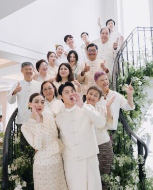 Kimberly Ann Voltemas Instagram - Last year on this day we celebrated our new home and had our Thai Lana engagement ceremony here, Words cannot describe how happy and grateful I am everyday to be your wife and to live the life we always dreamt of together..น้องฮักปี้ขนาดเน่อเจ้า🤍🏡 26.08.2024 @mark_prin  ปล Singleแรกที่ออกเป็นเพลงเหนือนะรู้ยัง?