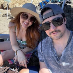 Kimberly Whalen Instagram - What a marvelous way to celebrate a marvelous man. I love you so much @curtmega 😘. 

This is the most we’ve done in a two day process in a long time. So worth it! 🏖️

The birthday boy and I hit the beach, dined on brisket tacos, saw Furiosa (loved it!) and ate graduation/birthday cupcakes with friends at rehearsal. Big thanks @angelagiovanagiarratana for procuring the treats. 

*Furiosa photos not pictured.
*Rare photo of me laying in the sunlight. This never happens. SPF 100