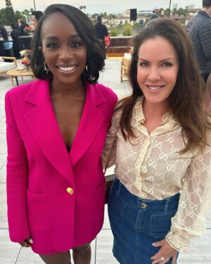 Kira Reed Lorsch Instagram - Congratulations to @ajanaomi_king on her #emmy nomination for #lessonsinchemistry 💖 #actress #ajanaomiking #kirareedlorsch