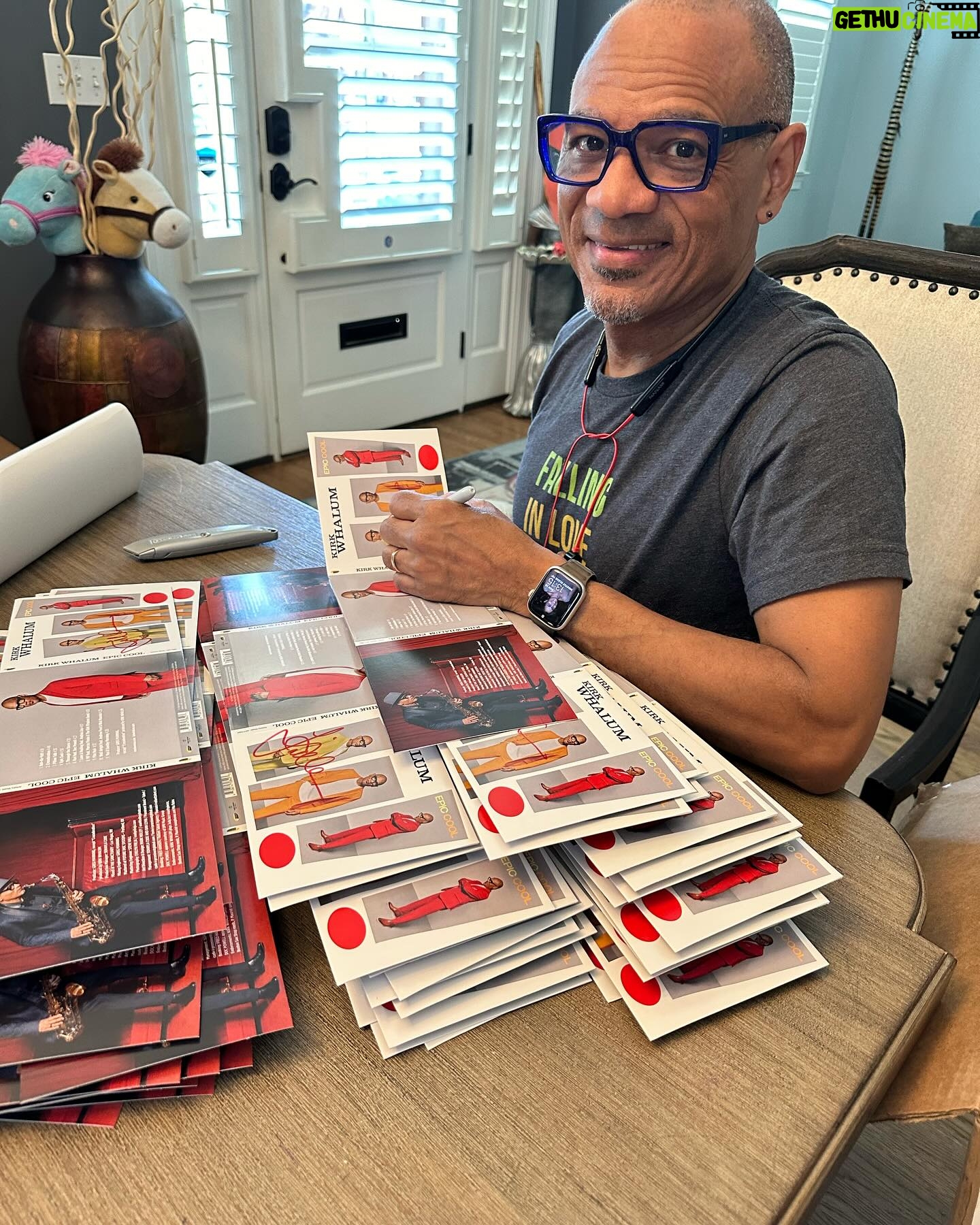 Kirk Whalum - 755 Likes - Beautiful Sunday to be autographing #EpicCool for those who requested 😉