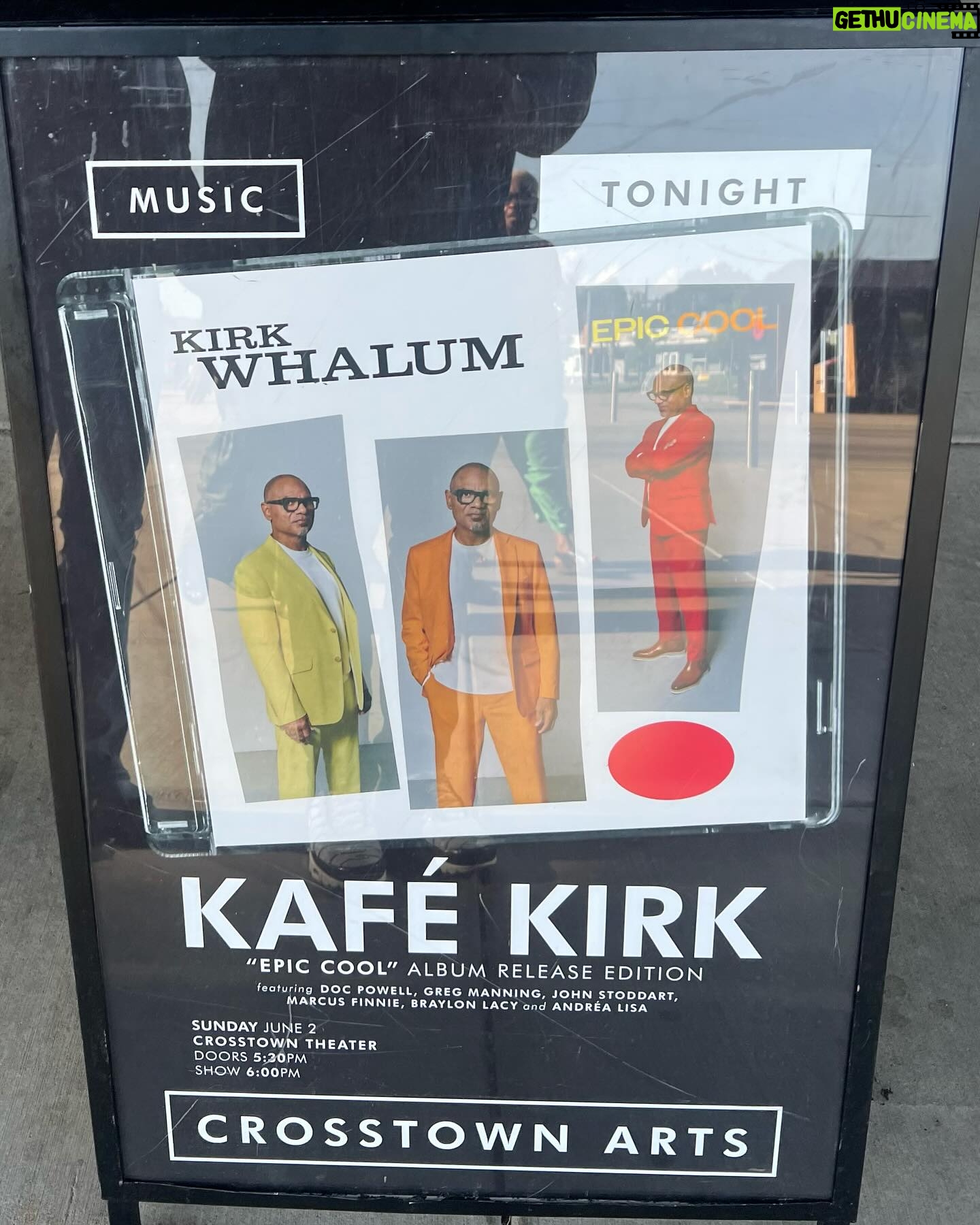 Kirk Whalum - 389 Likes - !!!WOW!!! What a night! Last night we officially celebrated the release of #epiccool at #kafékirk AND my mom’s 87th birthday!! Right here in #Memphis at #crosstowntheater I’m so very grateful to EVERYONE who came & those who wish they could’ve - we felt you! To @gregmanningofficial @docpowellmusic @andrealisa.comm @john.stoddart @kameronwhalum @stixfinnie @jackieclarkonbass @himtall for AWESOMENESS @helenwhalum @korimeansirok for inspiration & @deathanddoughnuts for CD sales 🤗