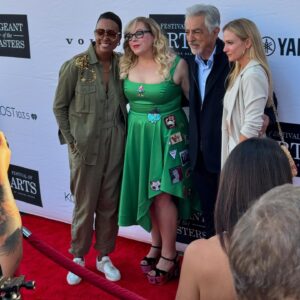 Kirsten Vangsness Instagram - I was making dinner a few weeks ago and @joemantegna called to ask if I would host @festivalpageant which was of course an automatic HELL YES. What a joyful blast I had last evening full of the greatest life partners a girl could dream of- thank you @festivalpageant for inviting me to participate in such a fantastic way- and the hugest of thank you to all of the artists behind -the-scenes who are making the wonder happen and to my dearest soul brother Joe, I love you madly. PS ACTUAL FOOTAGE OF ME SENDING VIBES INTO THE RAFFLE