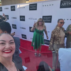 Kirsten Vangsness Instagram - I was making dinner a few weeks ago and @joemantegna called to ask if I would host @festivalpageant which was of course an automatic HELL YES. What a joyful blast I had last evening full of the greatest life partners a girl could dream of- thank you @festivalpageant for inviting me to participate in such a fantastic way- and the hugest of thank you to all of the artists behind -the-scenes who are making the wonder happen and to my dearest soul brother Joe, I love you madly. PS ACTUAL FOOTAGE OF ME SENDING VIBES INTO THE RAFFLE