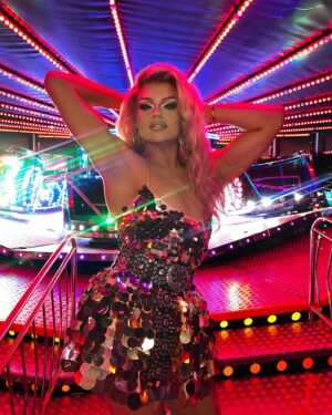 Kitty Scott-Claus Instagram - Birmingham Pride ✅ 
Thank you so much for having me @thenightingaleclub @blanche_dragqueen! Had the best night celebrating @birminghampridefestival last night! 💖🏳️‍🌈🏳️‍⚧️🙌🏼

Hair @stevenaustinhairartist