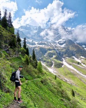 Kraig Adams Instagram - Visiting and hiking in Switzerland. This time to visit my friend Om and celebrate his birthday (his good dog @lego.beagle as well). The event took place at a hut on the 50 mile Tour De Dents Du Midi loop so I did both. This hike tested my experience with edge season snow lingering in the alps here. Video coming soon.