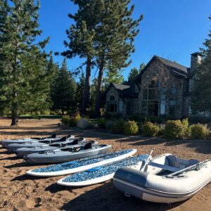Kyle Richards Instagram - Had such a peaceful vacation in beautiful Lake Tahoe 🙏 Lake Tahoe is one of my favorite spots on earth. Spent our days cooking , making s’mores, playing pool , kayaking .. Can’t wait to get back there 💙 @tahoeluxuryproperties