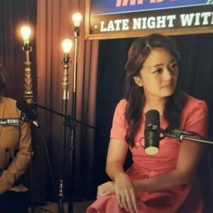 Kylie Wang Instagram - 因為我過去實在是嘴過太多人演偶像劇台詞有夠尷尬，現在報應馬上就來了。

我在Netflix上的新片 #愛愛內含光 客串了一位Podcast主持人的角色，我整個肢體僵硬演技尷尬又不知所云，謝謝整個劇組團隊對我的耐心及忍耐。真的是隔行如隔山，我已經準備好了，就隨便給你們大家笑吧。

#netflix #新年快樂 #想嘲笑我就去看吧 @netflixtw

Since I made fun of too many people acting awkwardly in Taiwanese drama, now the karma is coming right at me. 

In the new Netflix series #LetsTalkAboutChu, I had a cameo as a podcast host. My stiff body language and awkward acting are cringeworthy and incomprehensible. Thanks to the entire cast and crew for their patience and tolerance. It's truly a different world; I'm ready, so feel free to laugh at me, everyone.