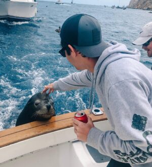 Kyson Facer Instagram - Caught a fish and made a friend 🎣