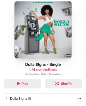 La Love The Boss Instagram - My New Single #Dolla$igns Is Out NOWWW!! 🤑🤑🤑🤑💲💲💲
Prod By: @skyybeatz 
All My Supporters Make Sure To Go Download 🎶🎶