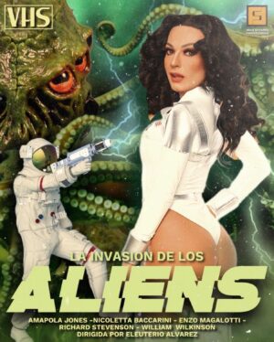 La Prohibida Instagram - “La invasion de los Alien” (España-Italia 1980) Dirigida por Eleuterio Alvarez 
En esta película interpreté a la Dra. Katherine Murray, una ingeniera aeroespacial bioquímica bisexual estadounidense, que es enviada a la estación espacial de la Galaxia  Saturnus DQX-74 habitada por una colonia de 12.000 hombres de la tierra (y yo la única mujer) donde una extraña criatura extraterrestre amenaza no solo con la aniquilación de todos ellos, si no con el exterminio de la raza humana.
La película fue filmada en los meses de agosto y septiembre de 1980 en una planta de siderurgia en las afueras de O Porriño (Pontevedra) y exteriores en Hoyo del Manzanares (Madrid)

Hubo una cierta polémica por supuesto plagio por el título y el guion, ya que un año antes el director británico Ridley Scott había estrenado una película con un nombre y temática parecida, pero nuestra historia es totalmente diferente.