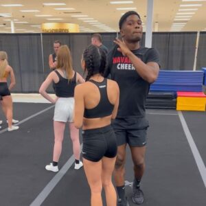 La'Darius Marshall Instagram - Something just feels right about this, I haven’t done college cheer in 2 years… Maybe it’s time to step back on the Mat!!! #ComingSoon #TheBigCat #LetsGooo 

•
Thank you @katabela for helping me and taking the time to build my confidence, you truly are a great leader and the work shows for itself!!