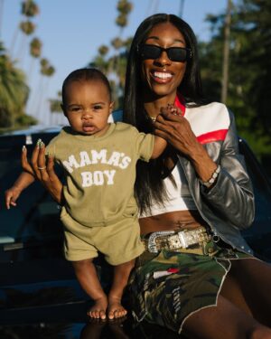 Lala Milan Instagram - Happy 6 Months to my Son❤️
Had to get a Big Body for my Big Man 💪🏾 
All Gas no Brakes all 2024💨
#HummerEV
——
Join my Mommy Group: @modernmommiesclub