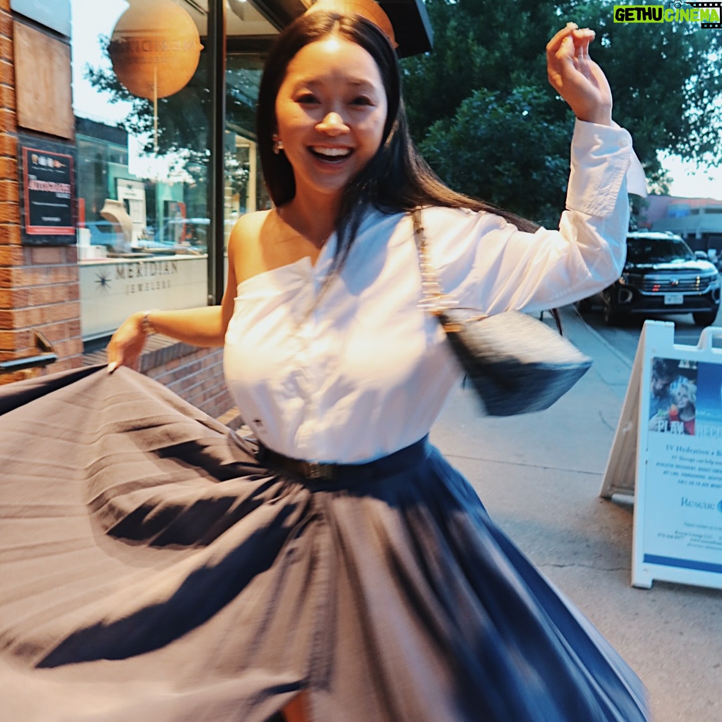 Lana Condor - 868.4K Likes - The joy this skirt had me feeling!!! 💃🏻