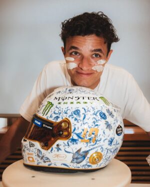 Lando Norris Instagram - Honour to team up with @herendporcelain on this hand painted masterpiece for Hungary. When we got together we knew we wanted to do something special and here it is. From the bottom of my heart thank you (and sorry about last year) ❤️