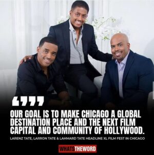 Larenz Tate Instagram - Excited about our next venture as we partner and headline XL FILM FESTIVAL in CHICAGO! 

“OUR GOAL IS TO MAKE CHICAGO A GLOBAL DESTINATION PLACE AND THE NEXT FILM CAPITAL AND COMMUNITY OF HOLLYWOOD.” ~ Tate Bros. 

XL FEST on August 15-18 is becoming the preeminent Storytelling festival in Chicago. Showcasing an exciting lineup of speakers and films. 

Tickets available now! Don’t miss this amazing fest! Link in bio!  http://xlfest.org/

LARENZ TATE ~ LARRON TATE ~ LAHMARD TATE