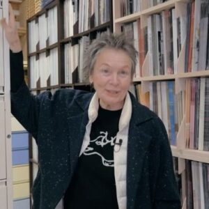 Laurie Anderson Instagram - @LaurieAndersonOfficial stopped by for the Nonesuch Selects video series, in which artists visit the Nonesuch office, pick some of their favorite albums from the music library, and share a few words on their choices. She chose recordings by @RandyNewmanOfficial, Steve Reich, @ConorOberst, @PhilipGlass, @Bill.Frisell, John Adams, and @rhysrhythmchatham.

#LaurieAnderson #NonesuchSelects #RandyNewman #SteveReich #ConorOberst #PhilipGlass #BillFrisell #JohnAdams #RhysChatham #Nonesuch #NonesuchRecords #Nonesuch60